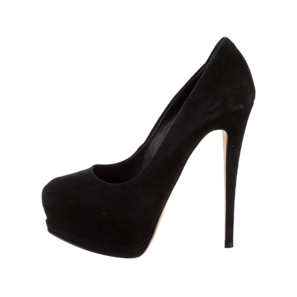 Giuseppe Zanotti Platform Suede Pumps